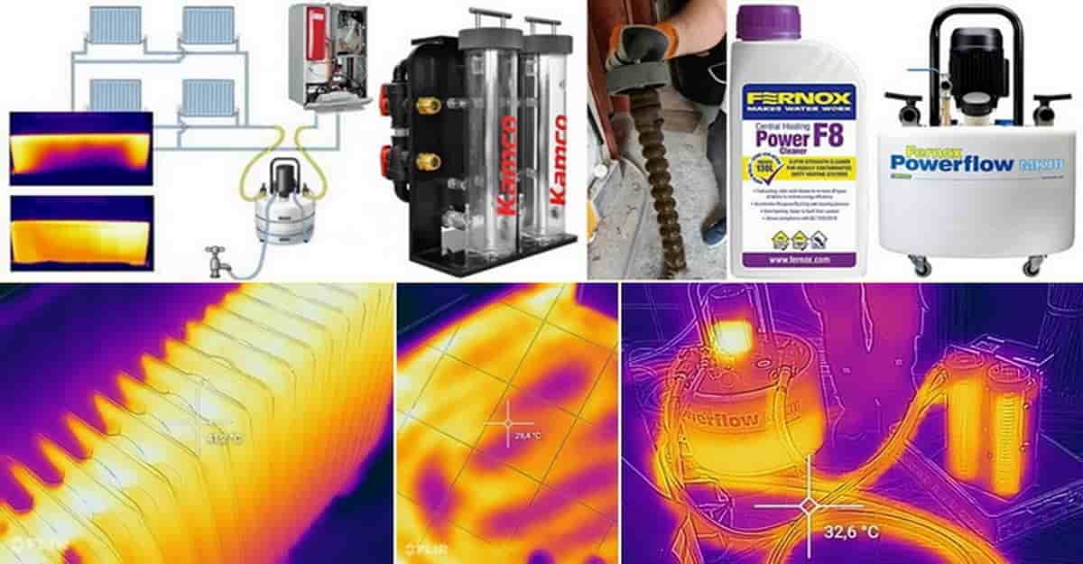 fűtési rendszer átmosása